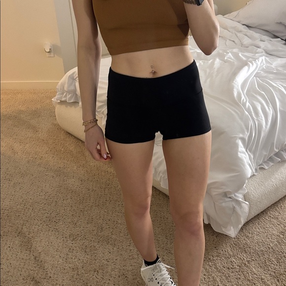 lululemon athletica Pants - Lululemon Women's Black Shorts micro